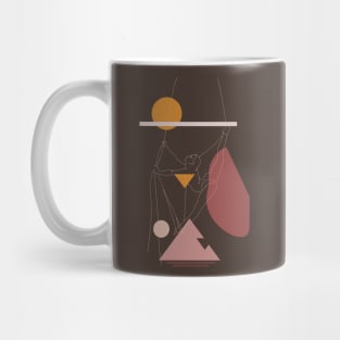 Aerialist Minimal Art Mug